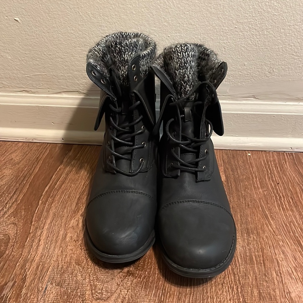 Black boots